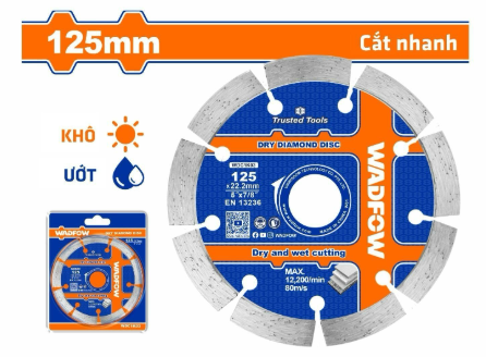 Đĩa Cắt Gạch Khô-Ướt 125x22.2mm WADFOW