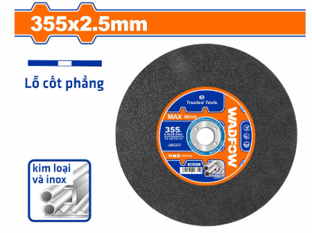 Đá Cắt Kim Loại 355x2.5x25.4mm WADFOW