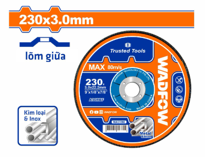 Đá Cắt Kim Loại 230x3x22.2mm WADFOW