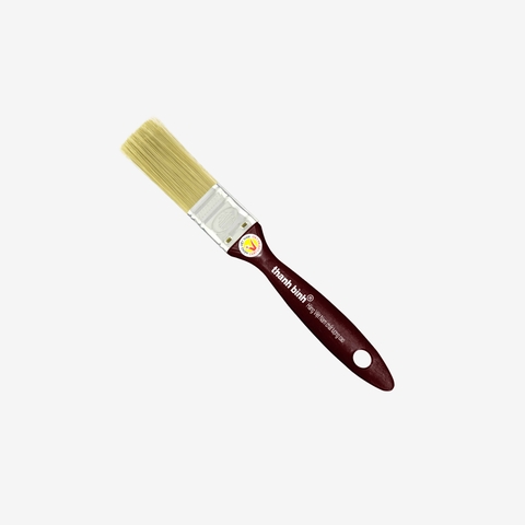 1" (2.5cm) Cọ Sơn Cán Nhựa Màu Nâu Syn (Sợi Tổng Hợp) Thanh Bình 1NNS10, 12 Cây / Lố