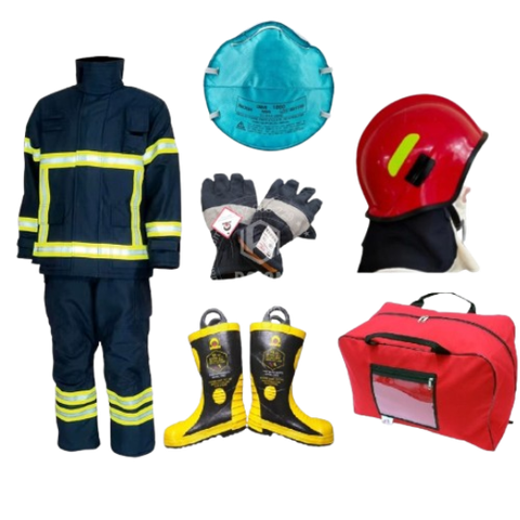 Combo Bộ Trang Phục Chống Cháy Nomex, 5 Món KT Fire KTFSN300, Màu Xanh Đen