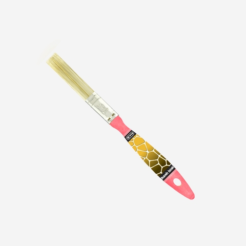 0.5" (1.3cm) Cọ Sơn Cán Nhựa Màu Hồng Syn (Sợi Tổng Hợp) Thanh Bình 1NHS05, 12 Cây / Lố