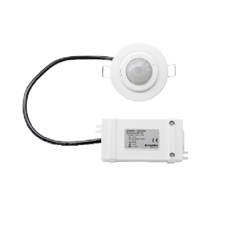 Cảm Biến Hồng Ngoại 1 Kênh 1000W 360 Độ Mini Schneider CCT56P001, 80x80x55mm, Trắng