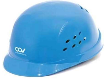 Nón Bảo Hộ Lao Động COV COV-HF-008 Thoáng Khí Không Có Xốp, Màu Trắng, Vàng, Đỏ Và Xanh Dương