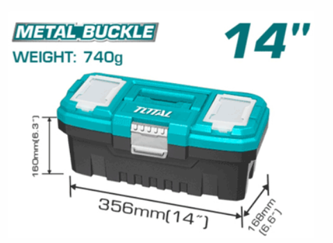 Thùng Đựng Đồ Nghề Total 14 Inch Khóa Bằng Sắt