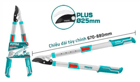 Kéo Cắt Tỉa Cây Cảnh Lưỡi Cong 670-880mm Total