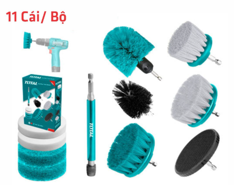 Bộ 11 Bàn Chải Làm Sạch Total TACB1101