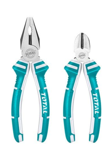 Bộ 2 Kìm Răng 7 Inch Và Kìm Cắt 6 Inch Total