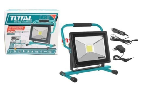 Đèn Led Xách Tay 20W Dùng Điện 12V Sạc Total TLP20301C