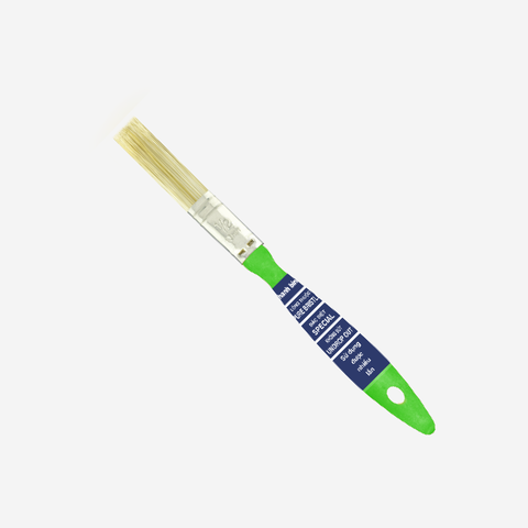 0.5" (1.3cm) Cọ Sơn Cán Nhựa Màu Xanh Syn (Sợi Tổng Hợp) Thanh Bình 1CXS05, 12 Cây / Lố