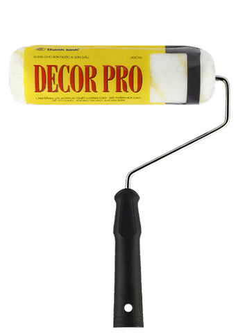 230mm Cọ Lăn Decor-Pro New Sọc Vàng Thanh Bình 2DC15, 12 Cây / Hộp