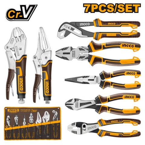 Bộ 7 Kìm Cao Cấp 8, 9, 9.5, 10 Inch Ingco