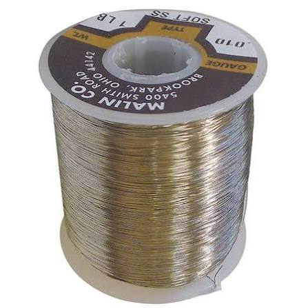 Malin Company, Baling Wire, Galvanized Annealed 10-0230-014S, 24 GA, Ø 0.023