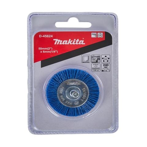 38mm Chổi Đánh Nylon Dạng Bánh Xe #240 Makita D-45618