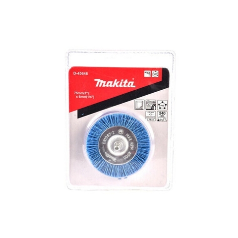 63mm Chổi Đánh Nylon Dạng Bánh Xe #240 Makita D-45630