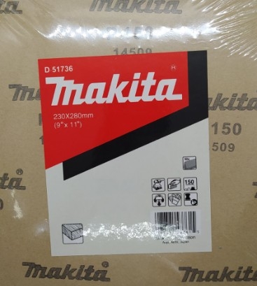 Giấy Chà Nhám Cỡ Hạt #120 Makita D-51720, 50 Cái/Bộ