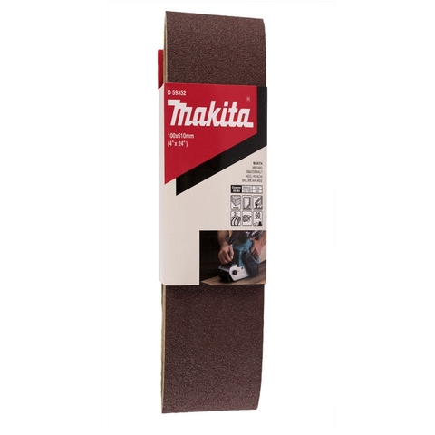 Nhám Băng Makita D-59352 (Cỡ Hạt 60), 3 Cái/Bộ