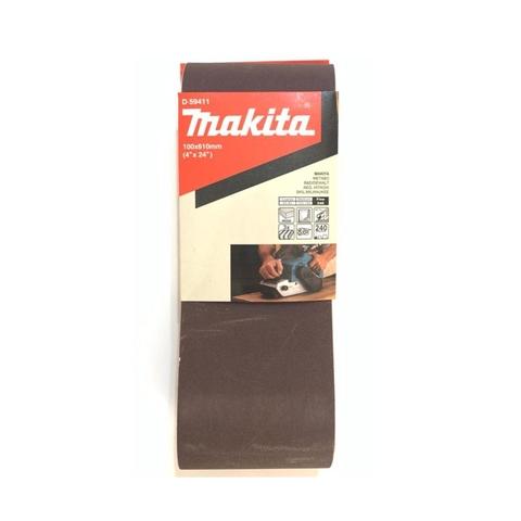 Nhám Băng Makita D-59411 (Cỡ Hạt 240), 3 Cái/Bộ