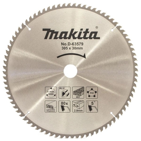 305mmx30mmx80T Lưỡi Cưa Đa Góc Makita D-63579