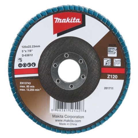 125mm Nhám Xếp #Z120 Makita D-63812
