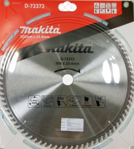 305x25.4x80T Lưỡi Cưa Gỗ Makita D-72372