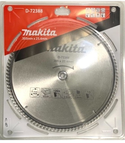305x25.4x100T Lưỡi Cưa Gỗ Makita D-72388