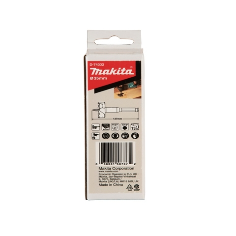 35x127mm Mũi Khoét Gỗ Makita D-74332