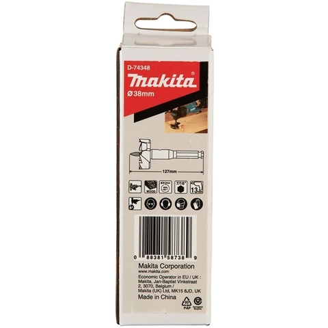 38x127mm Mũi Khoét Gỗ Makita D-74348
