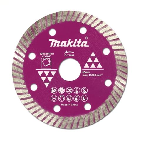 105mm Lưỡi Cắt Kim Cương Cho Sứ Makita D-77198