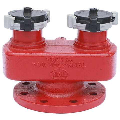 Trụ Tiếp Nước 2 Cửa Tomoken TMHK-2D65-100A, DN65, 76mm