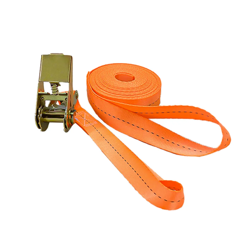 Dây Tăng Đơ (Dây Chằng Hàng) 2 Đầu Móc J (Cargo Lashing Belt) Bản Rộng 25mm, Tải Trọng 1 Tấn, Dài 2m Tới 5m