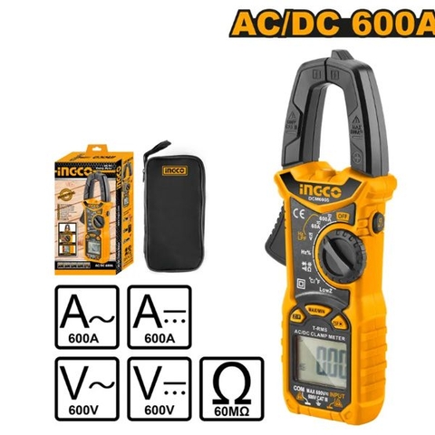 Đồng Hồ Kẹp AC/DC 6000 Số Đếm Ingco