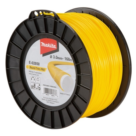 3.0-168M Dây Cước Cắt Cỏ Tròn Đôi Màu Vàng Makita E-02858