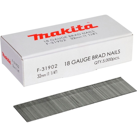 32mm Đinh Ghim 18GA Makita F-31902, 5000 Ghim/Hộp