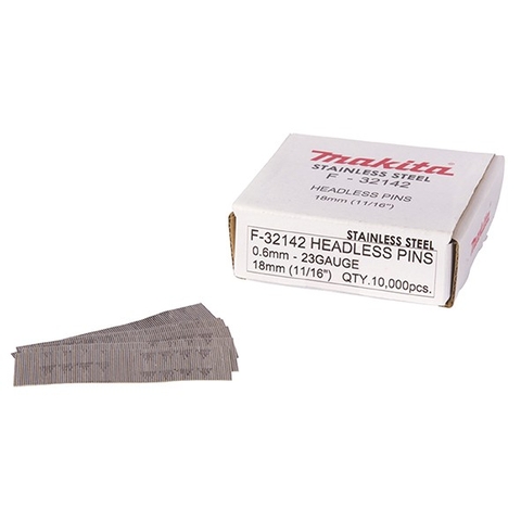 18mm Đinh Không Gỉ Makita F-32142, 10000 Cái/Hộp