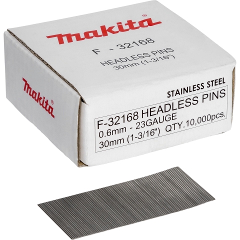 30mm Đinh Không Gỉ Makita F-32168, 10000 Cái/Hộp