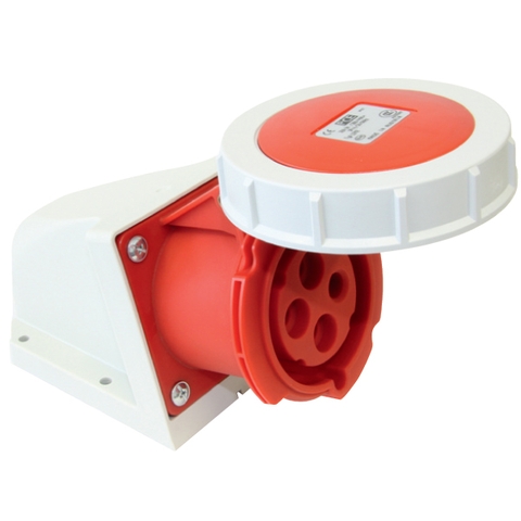 Ổ Cắm Gắn Nổi Container IP67 PCE F1242-3V, Đỏ