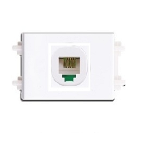 Ổ Cắm Mạng Cat5e Size S S-Flexi Schneider F30RJ5EM_WE_G19, 22x45mm, Màu Trắng, 30 Cái / Hộp, 300 Cái / Thùng