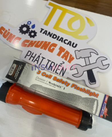 Đèn Pin Chống Cháy Nổ Brightstar 3 Pin D IP67 WorkSafe 2224
