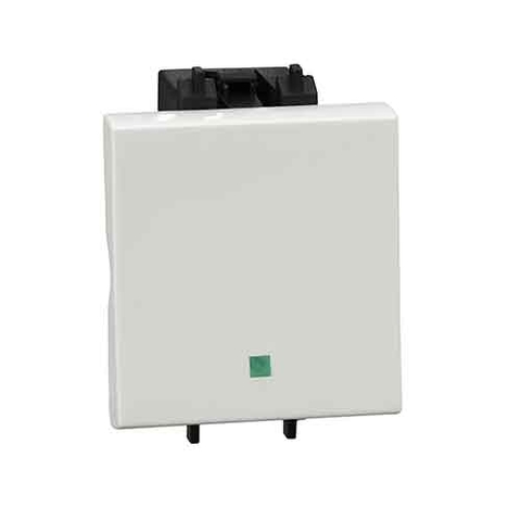 Công Tắc 1 Chiều 16AX Size M S-Flexi Schneider F50M2_WE, 45x45mm, Màu Trắng, 20 Cái / Hộp, 200 Cái / Thùng