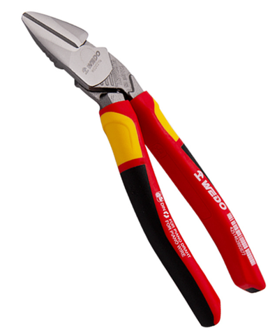 Germany Bent Pliers, Diagonal Cutting, WEDO2116, 180mm, WEDO, Steel
