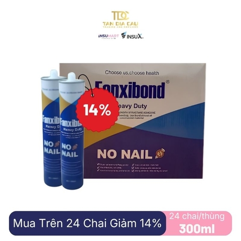 Fanxibond Heavy Duty - Kem Dán Đa Năng, 300ml, 24 Chai/Thùng