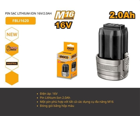Pin 16vx2.0ah INGCO