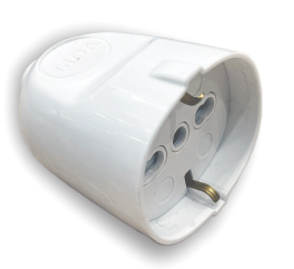 Phích Nối Âm Chuẩn EU/Italy 250VAC 10A LiOA PAEU/I, Kích Thước 5×4×4cm, 100 Cái/Thùng