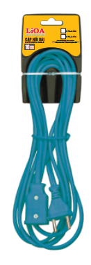 Cáp Nối Dài 3300W 250VAC 15A LiOA C10-2-15A, Kích Thước 10m, 20 Cái/Thùng