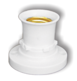 Đui Đèn E27 Vuông Góc 90° 4A-250V LiOA DDX90, Kích Thước 4×3×5cm, 50 Cái/Thùng