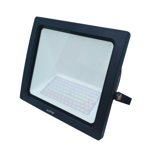 Đèn LED Pha Điều Khiển WiFi 50W 6500K MPE FLD-50/SC, 238×238×100mm, 1 Cái/Hộp, 10 Cái/Thùng