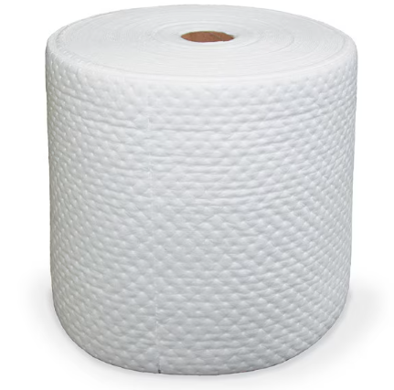 Cuộn Thấm Dầu Green Filter Màu Trắng, 40cm x 50m, 250g/m², Dày 3mm