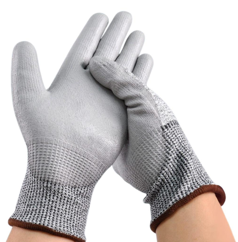 Găng Tay Chống Cắt Cấp 5 AMS AMS1006, Cỡ S Đến XL, 1 Đôi/Gói, 120 Đôi/Thùng