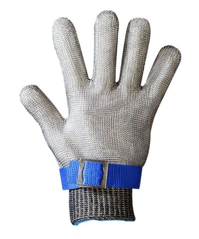 Găng Tay Chống Cắt 2 Lớp Cấp 5 Bằng Thép AMS 1706, Cỡ S Đến L, 1 Cái/Túi, 100 Cái/Thùng